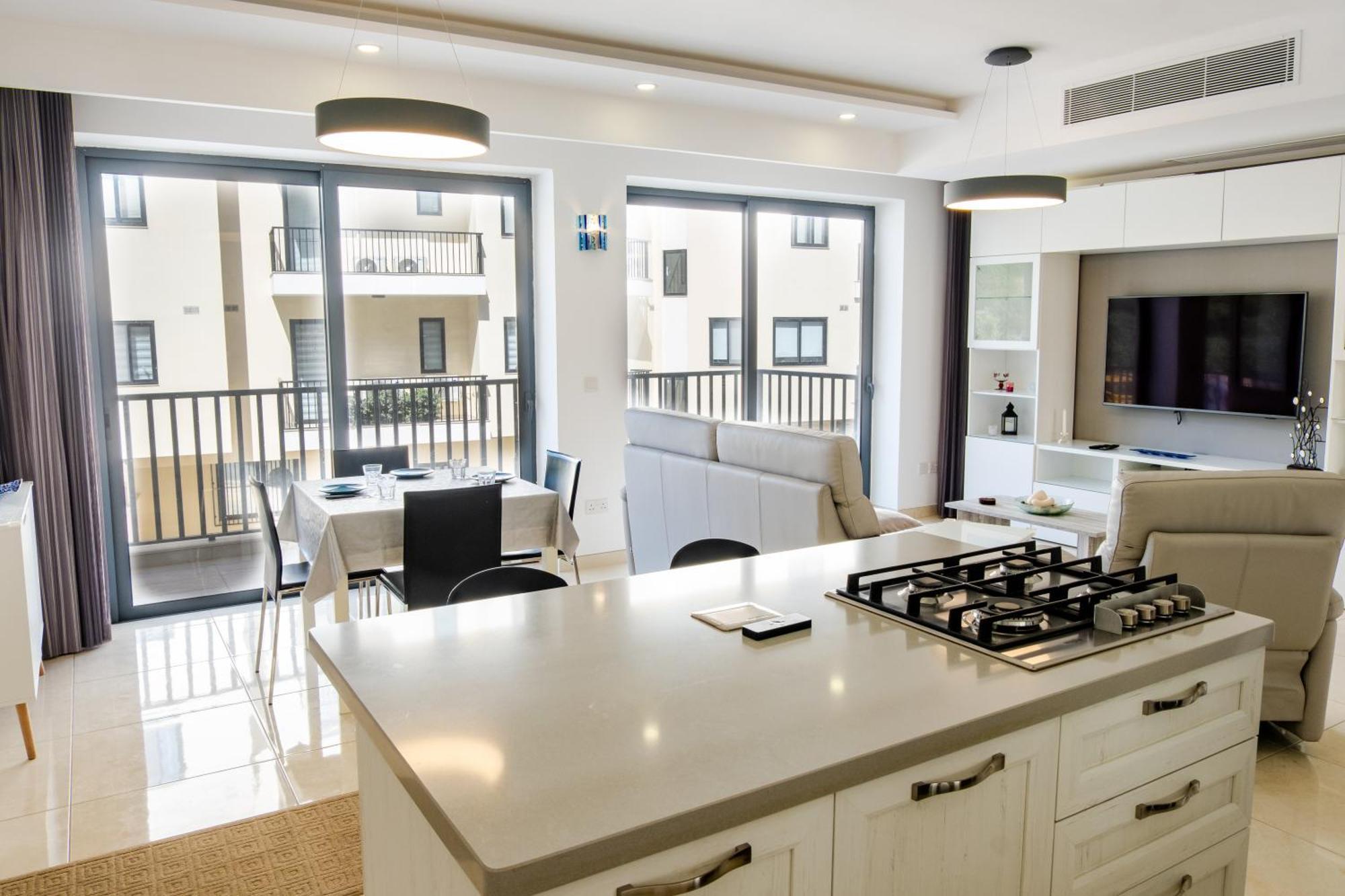 Mellieha, Luxury 3 Bedroom Azure Maisonette Buitenkant foto